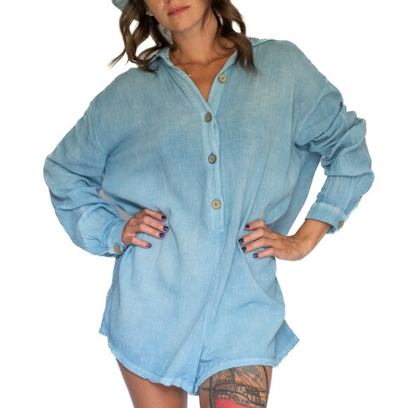 Urban Outfitters • Romper • XS • Blue - Picture 4 of 15